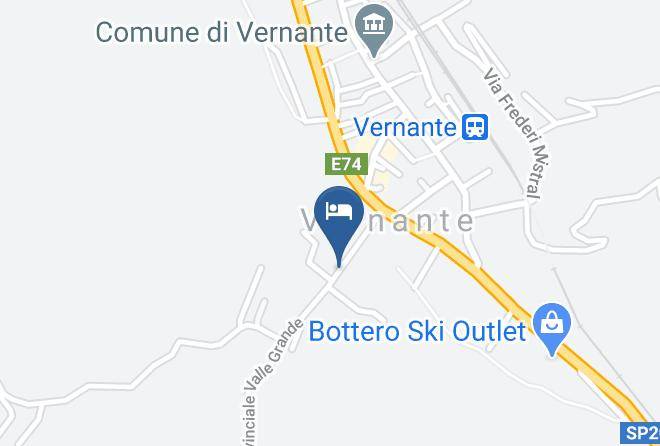 Cuneo - Albergo Martinet Maps