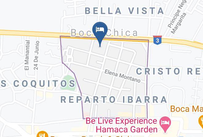 Boca Chica - Hotel Martinis Maps