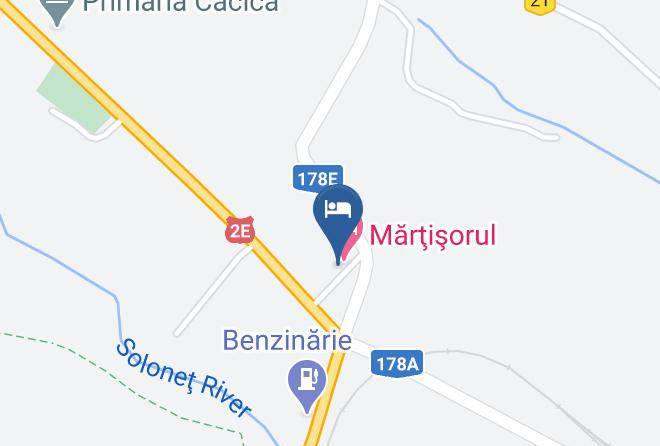Cacica - Hotel Martisorul Maps