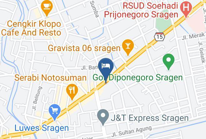 Sragen Regency - Hotel Martonegaran Maps