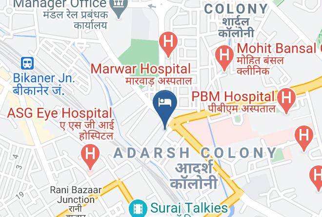 Bikaner - Hotel Marudhar Maps