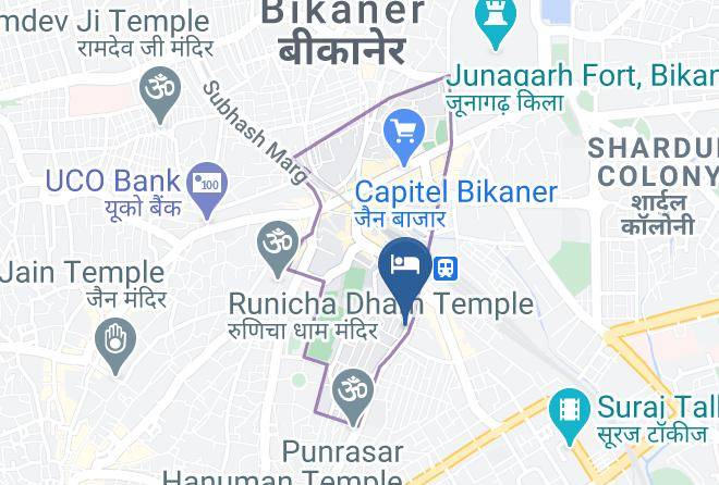 Bikaner - Hotel Marudhar Heritage Maps