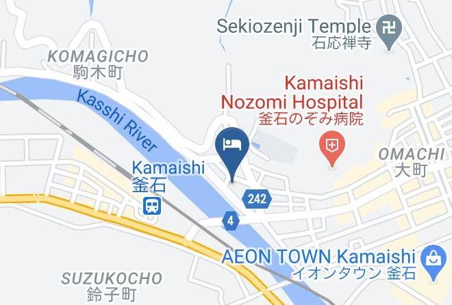 Kamaishi City - Hotel Marue Maps