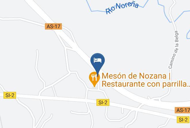Asturias - Hotel Maruja Nozana Maps