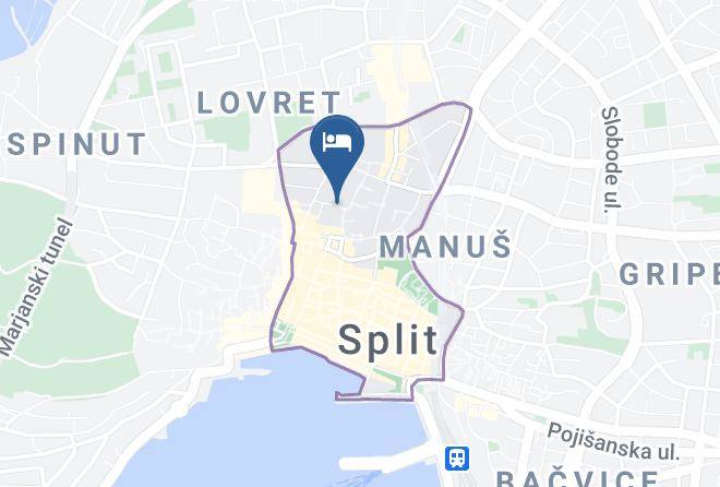 Split - Hotel Marul Maps