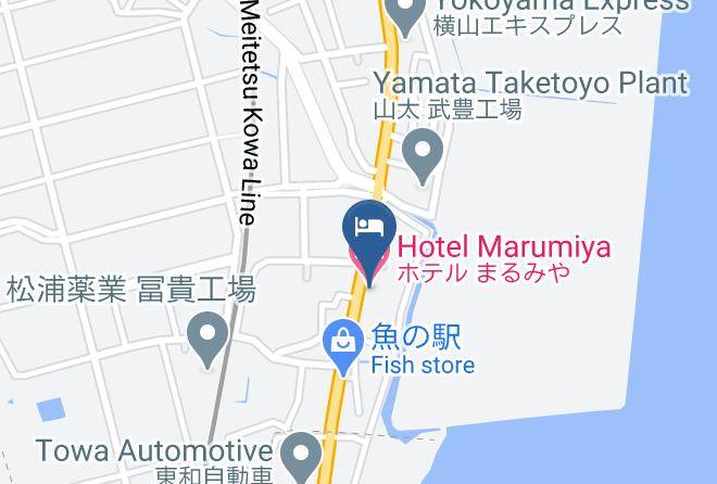 Taketoyo Townchita District - Hotel Marumiya Maps