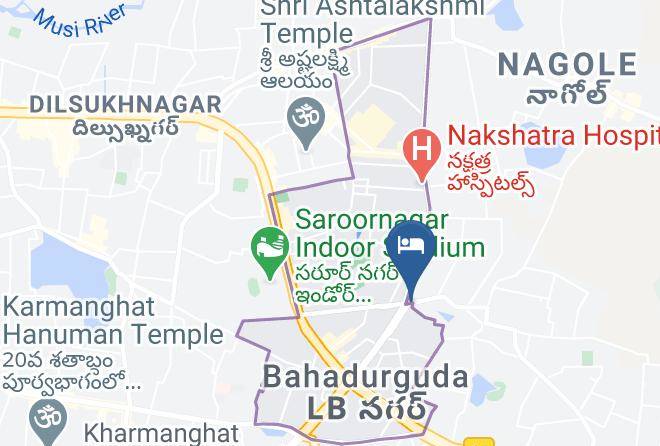 Hyderabad - Hotel Maruthi Residency Inn Maps