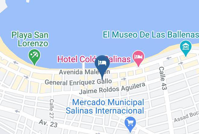 Salinas - Hotel Marvento Uno Maps