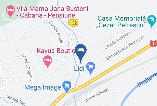 Busteni - Hotel Mary Maps