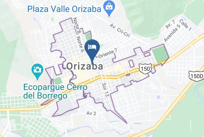 Orizaba - Hotel Maryfer Maps
