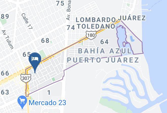 Benito Juarez - Hotel Mary Tere Maps