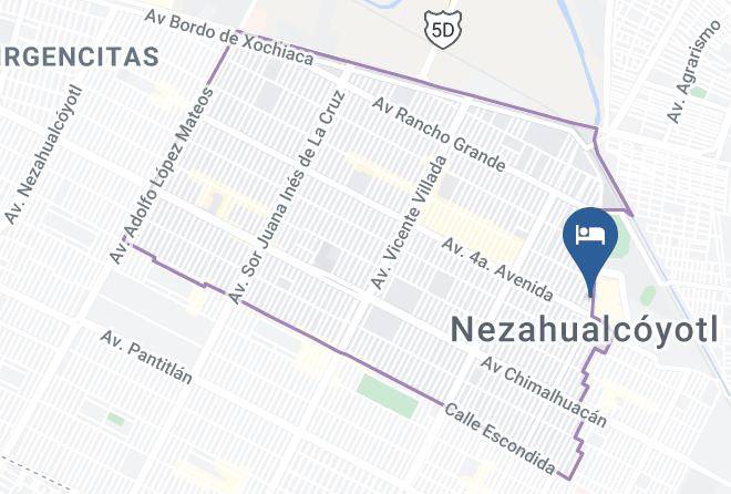 Ciudad Nezahualcoyotl - Hotel Mas Maps