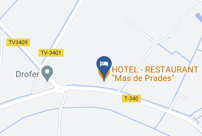 Tarragona - Hotel Mas De Prades Maps