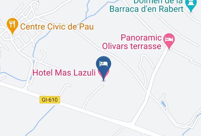 Girona - Hotel Mas Lazuli Maps