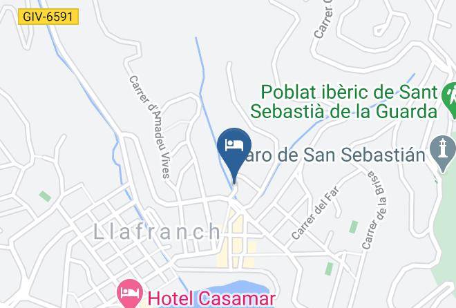 Girona - Hotel Mas Pastora Llafranc Only Adults Maps