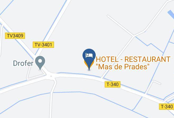 Tarragona - Hotel Restaurant Mas De Prades Maps