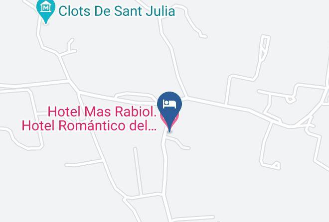 Girona - Hotel Mas Rabiol Hotel Romantico Del Baix Emporda Maps