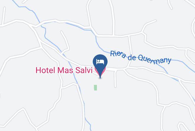Girona - Hotel Mas Salvi Maps