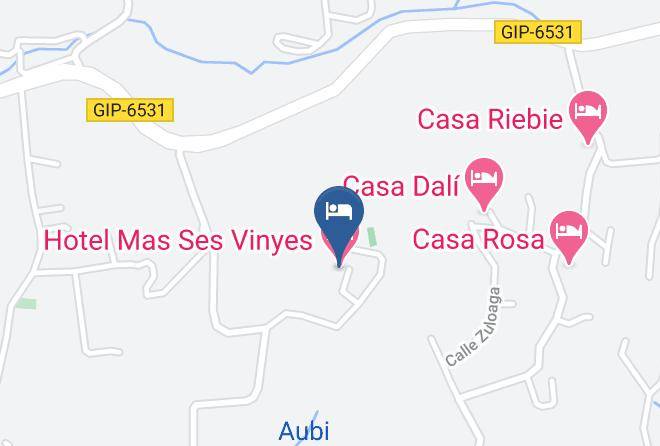 Girona - Hotel Mas Ses Vinyes Maps