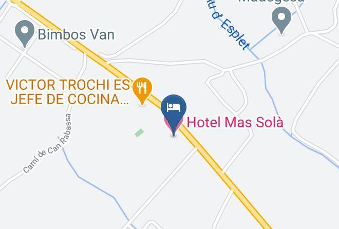 Hotel Mas Sola Map
