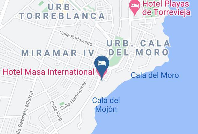 Alicante - Hotel Masa International Maps