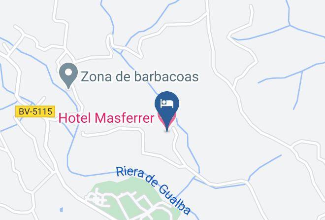 Barcelona - Hotel Masferrer Maps