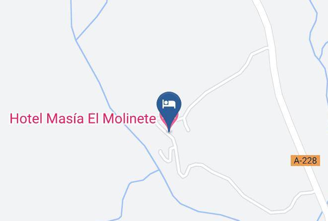Hotel Masia El Molinete Map