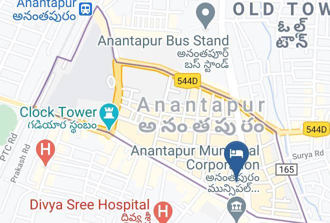 Anantapur - Hotel Masineni Grand Maps