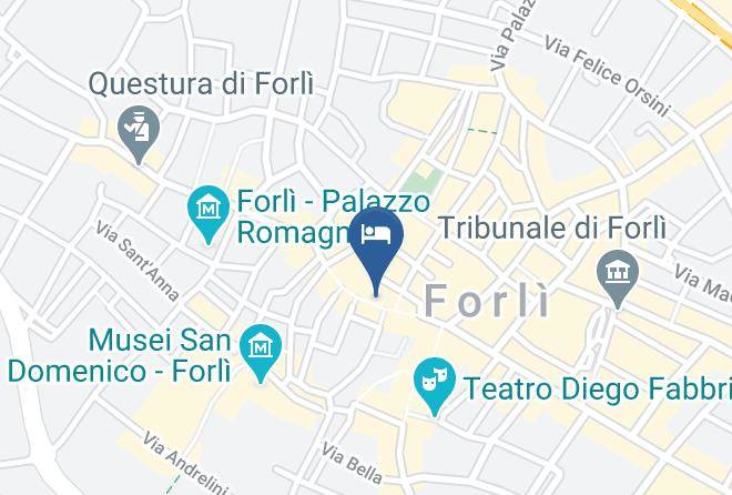 Forli - Hotel Masini Maps