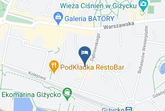 Gizycki - Restauracja Hotelu Masovia Gizycko Maps