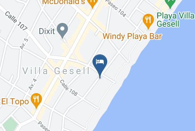 Villa Gesell - Hotel Massa Maps
