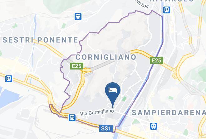Genoa - Hotel Massena Maps