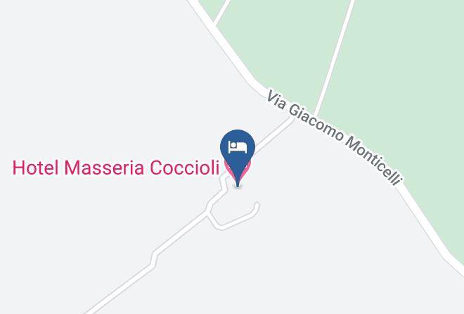 Lecce - Hotel Masseria Coccioli Maps