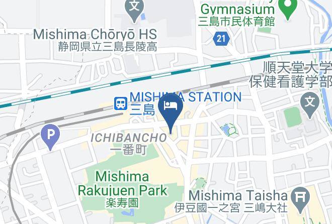 Mishima City - Hotel Massimo Mishima Maps