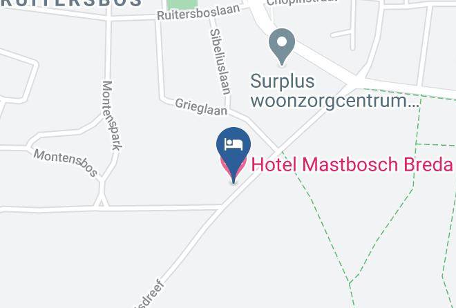 Hotel Mastbosch Breda Map