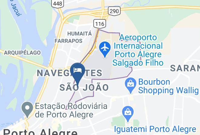 Porto Alegre - Hotel Master Express Dom Pedro Ii Maps