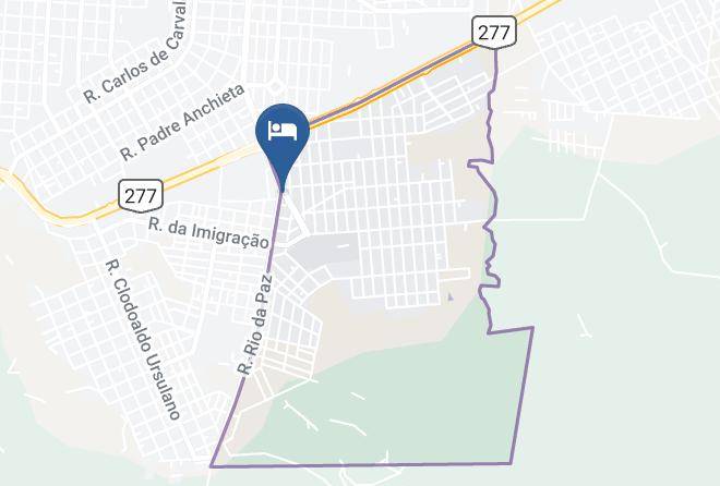Cascavel - Hotel Master Gold Express Maps