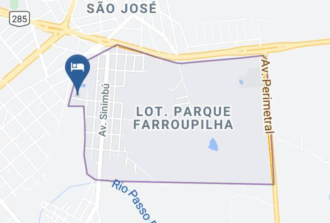 Passo Fundo - Hotel Mata Nativa Maps