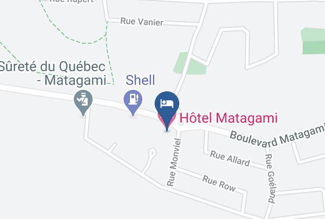 Nord Du Quebec - Hotel Matagami Maps