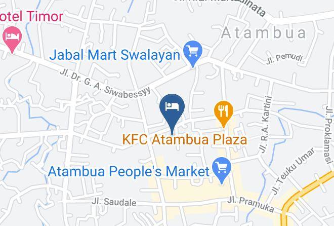 Belu Regency - Hotel Matahari Maps