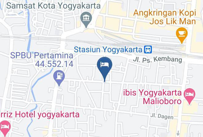 Kota Yogyakarta - Hotel Mataram 2 Maps