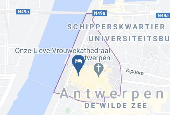Antwerp - Hotel Matelote Boutique Hotel Antwerp Maps