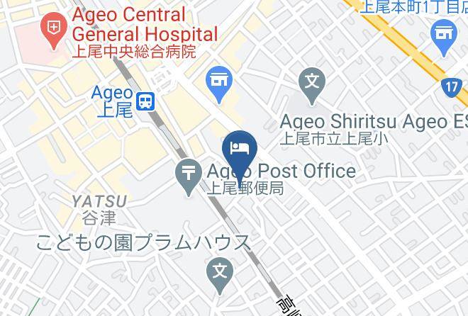 Ageo City - Hotel Mates Ageo Maps