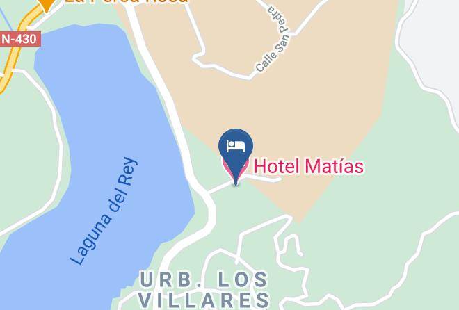 Ciudad Real - Hotel Matias Maps