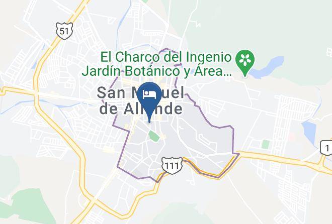 San Miguel De Allende - Hotel Matilda Maps