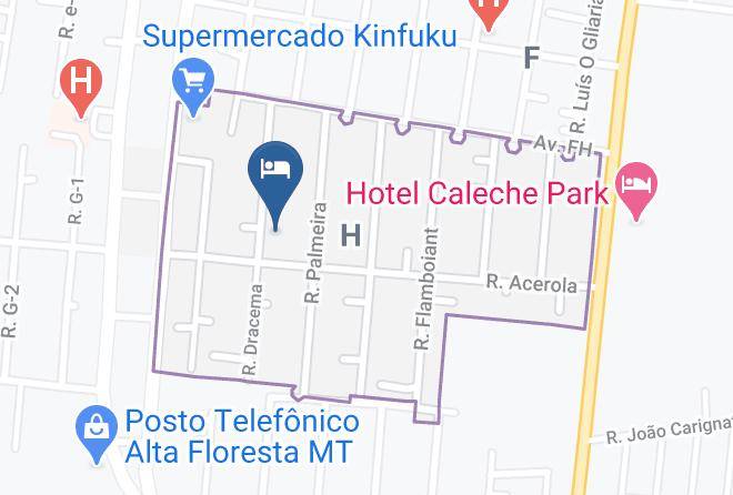 Alta Floresta - Hotel Mato Grosso Alta Floresta Maps
