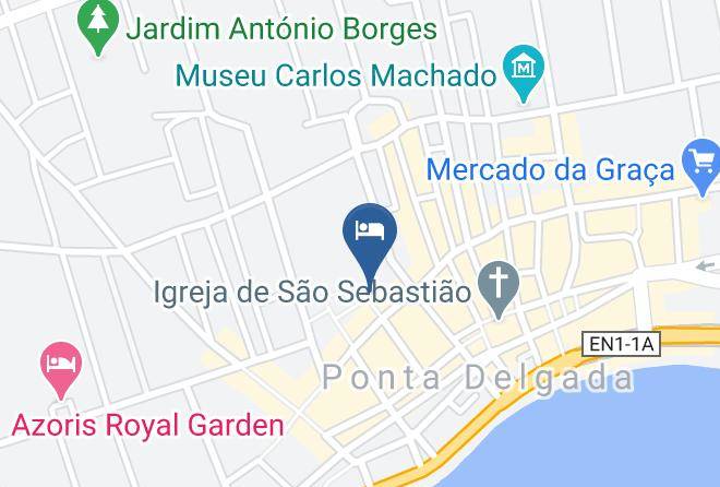 Ponta Delgada - Hotel Matriz Maps