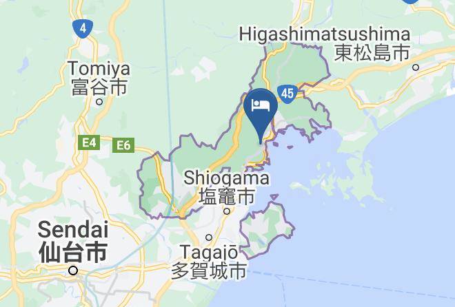 Matsushima Townmiyagi District - Hotel Matsushima Taikanso Maps
