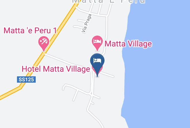 Sassari - Hotel Matta Village Maps