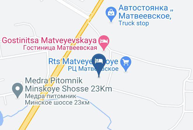 Odintsovsky District - Hotel Matveevskaya Maps